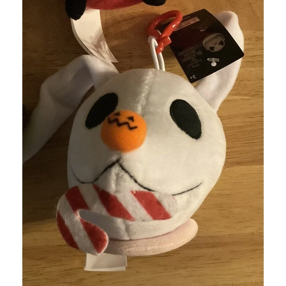 Disney Tim Burton's NBC Holiday Plush‎ Clips, Set Of 4, Jack, Sally, Zero